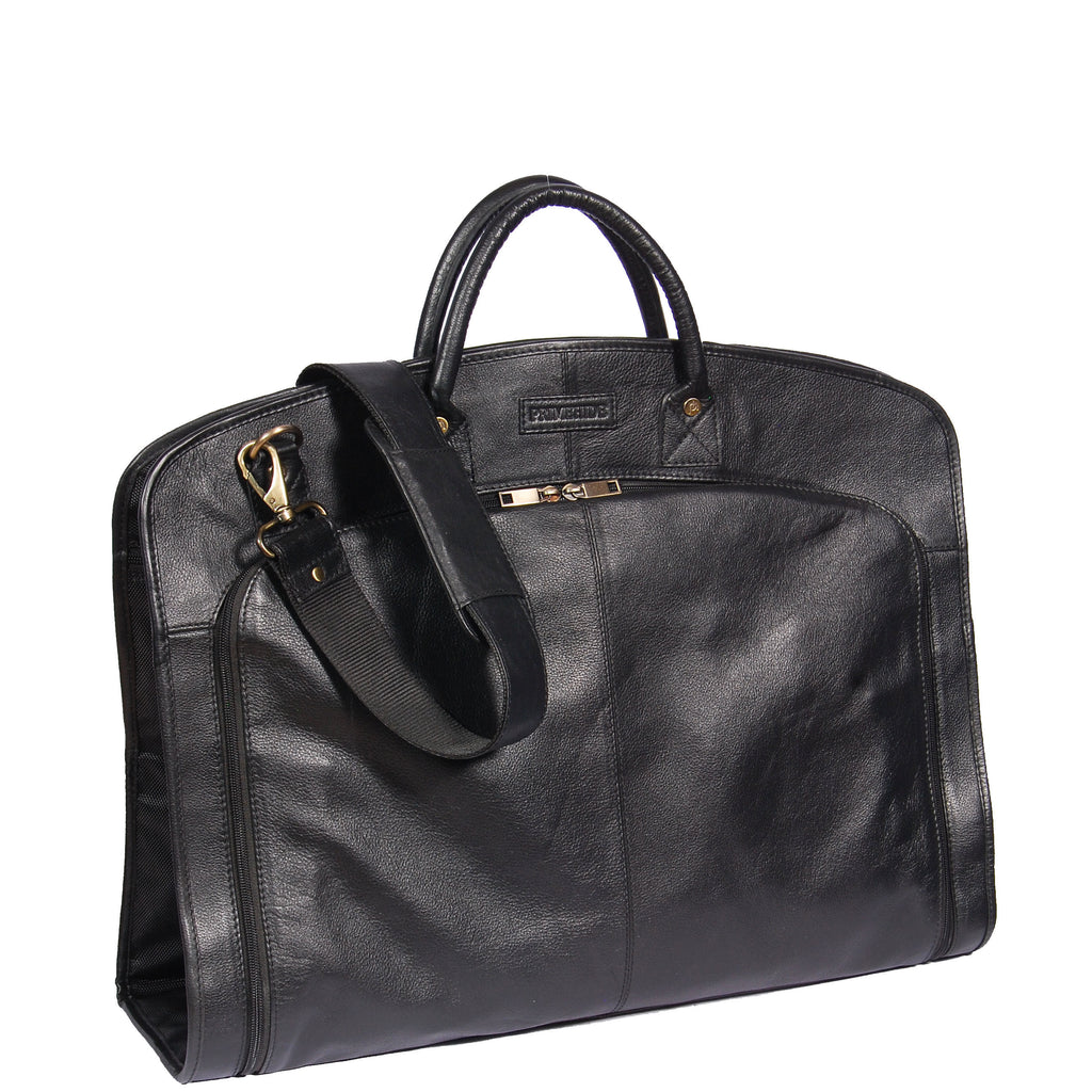 Mens Leather Suit Carriers | Garment Bags | House of Leather