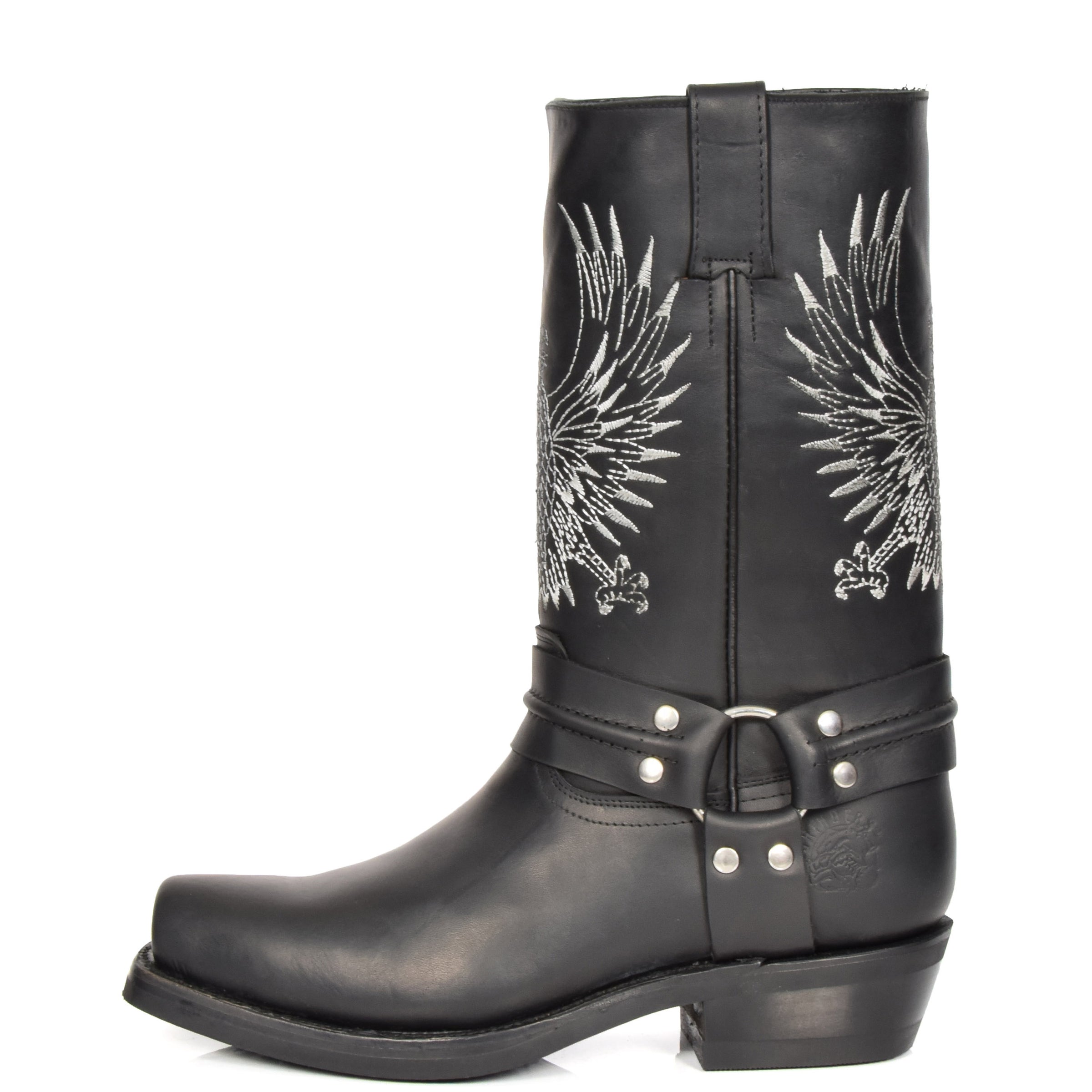 mens cowboy biker boots