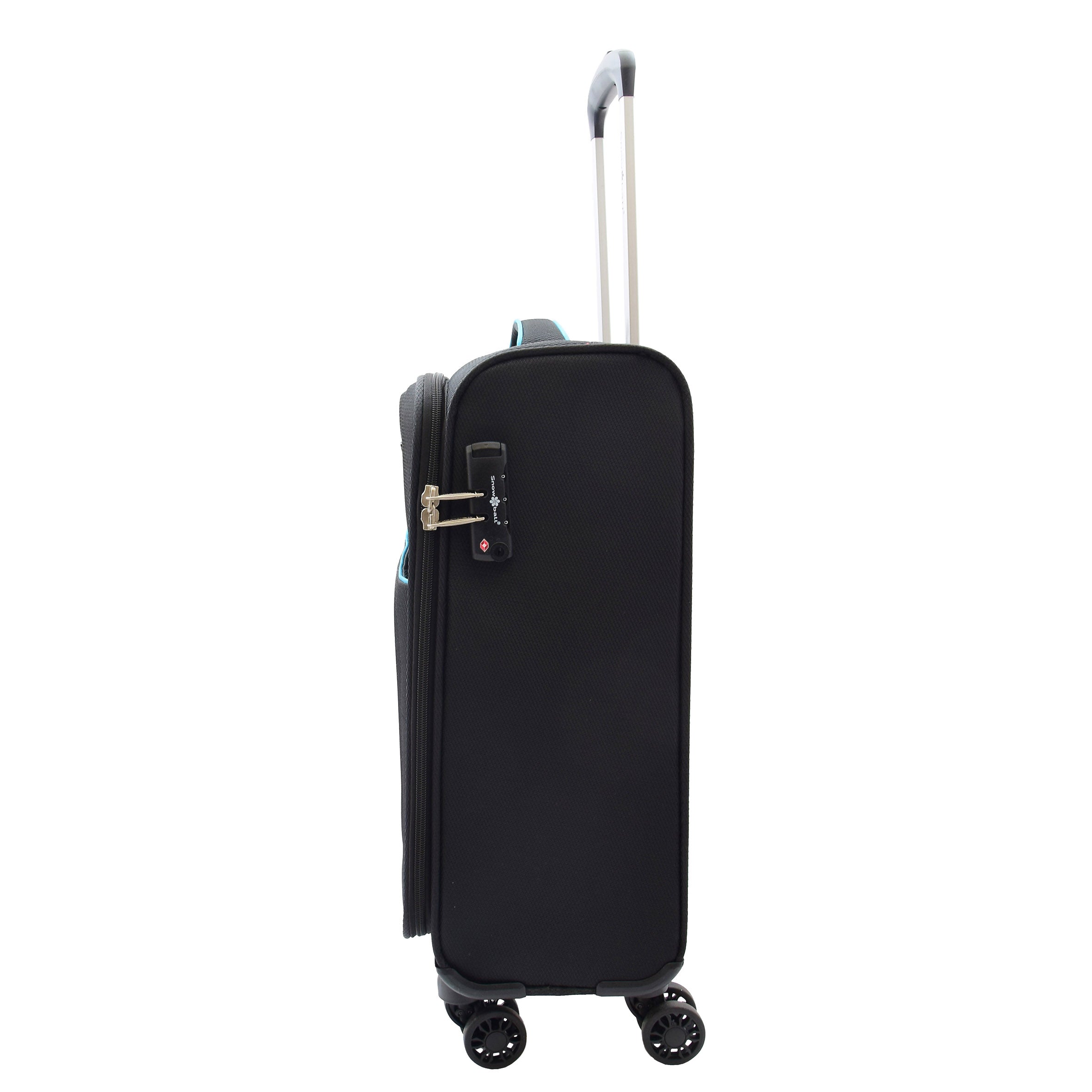 Cabin Size Suitcase 4 Wheel Luggage Lightweight | House of Leather