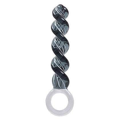 7-inch spiral glass dildo