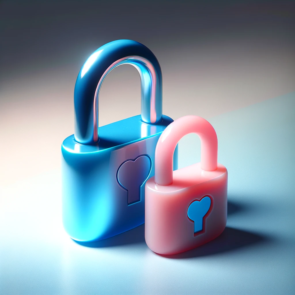 silicone padlock and plastic padlock