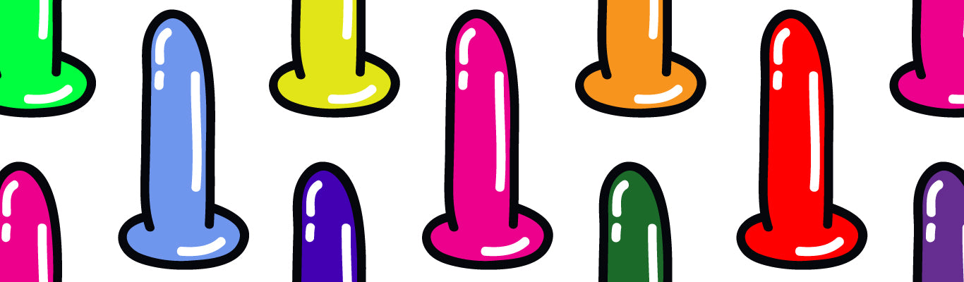 colorful dildos