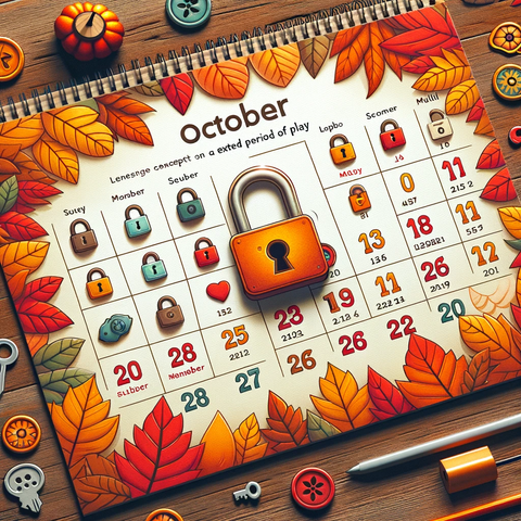 Locktober calendar