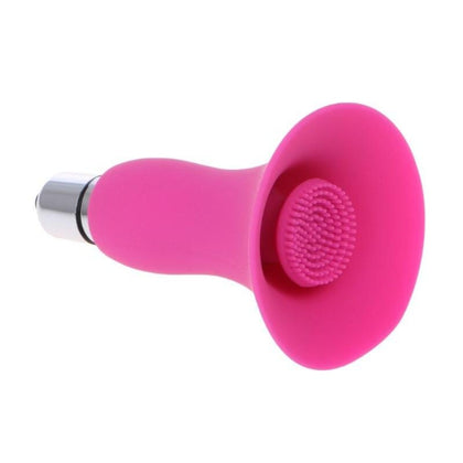 pink vibrating bell-shaped nipple toy