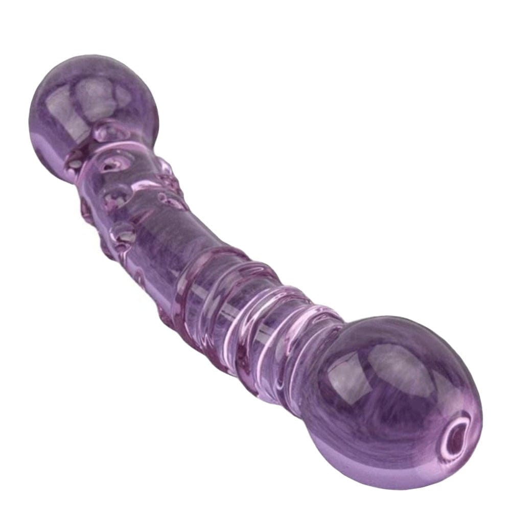 purple double-ended glass for men