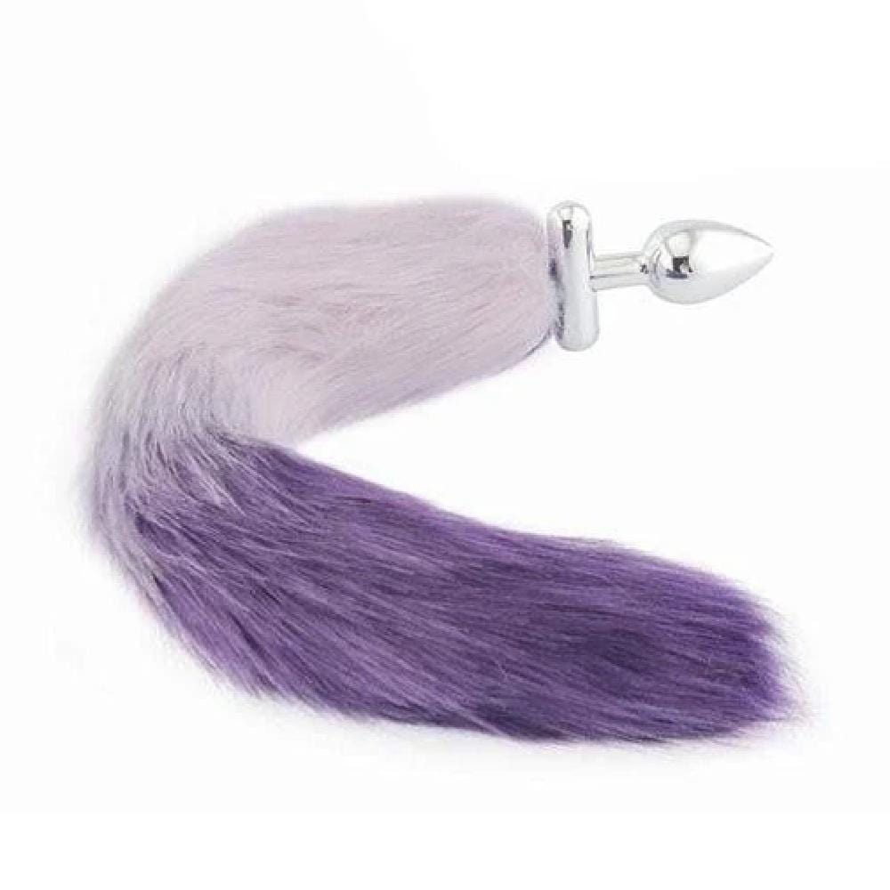purple fox tail plug