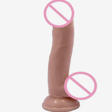 squishy silicone dildo with suction cup