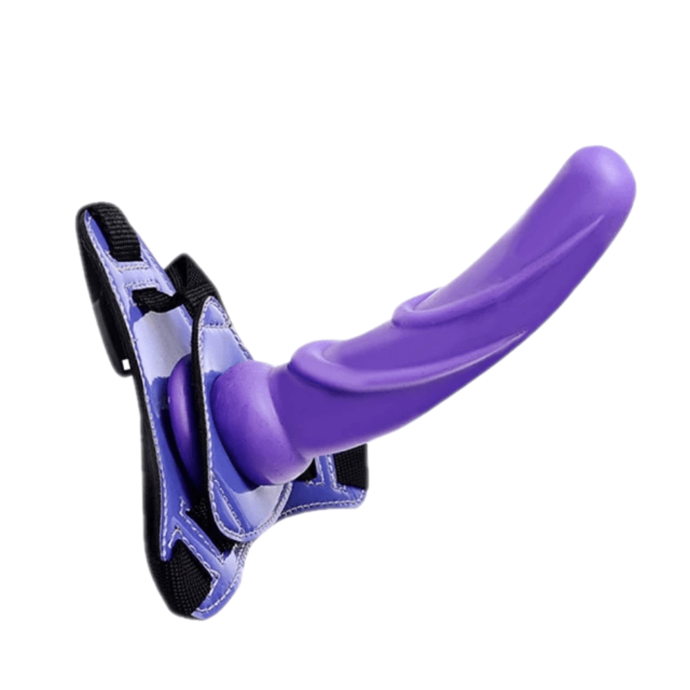 purple strap on