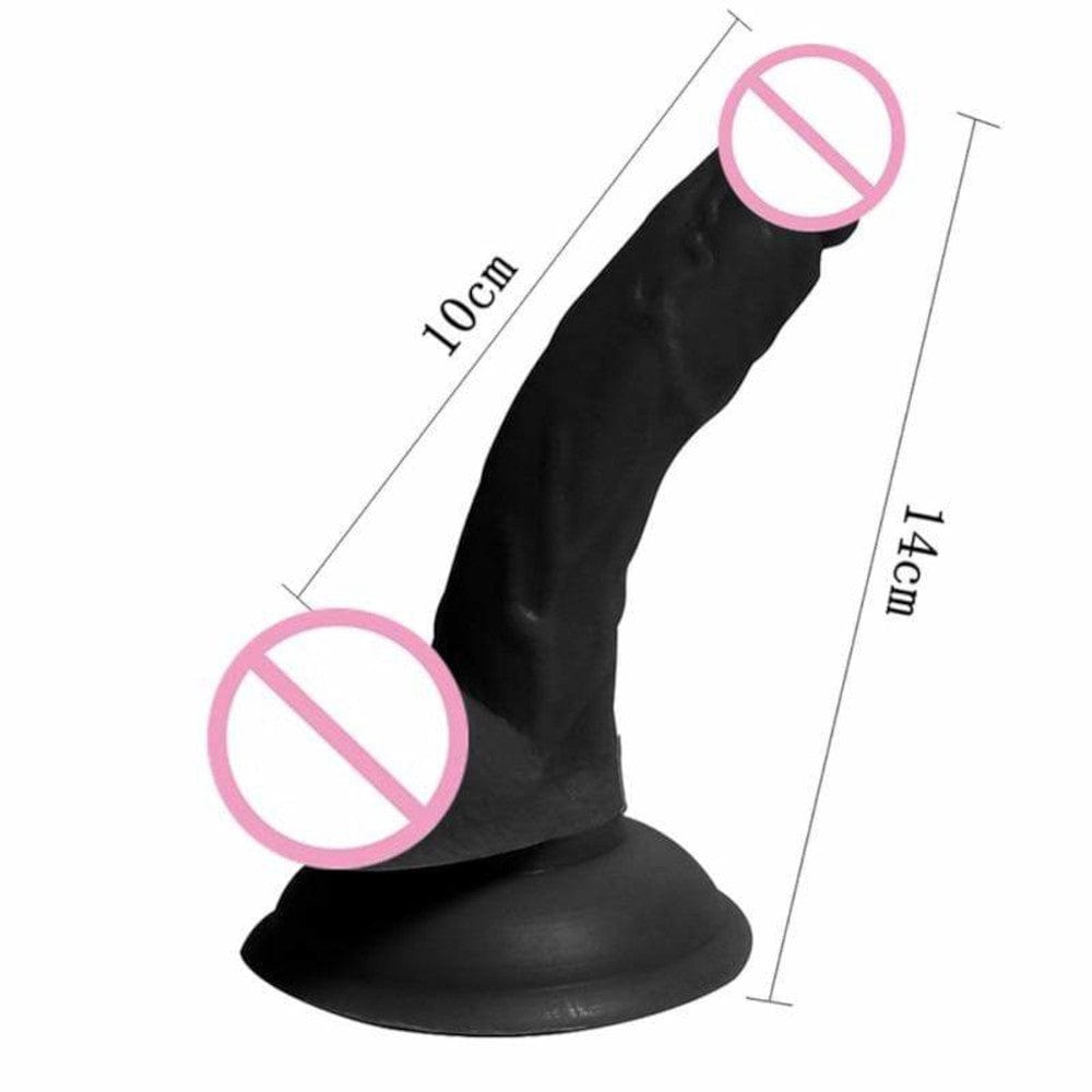 Cute 5 Inch Suction Cup Dildo With Balls