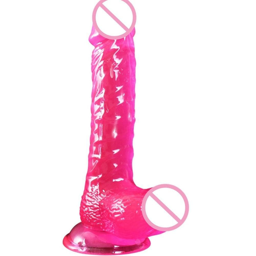 Sexy Jelly 8 Inch Dildo With Suction Cup