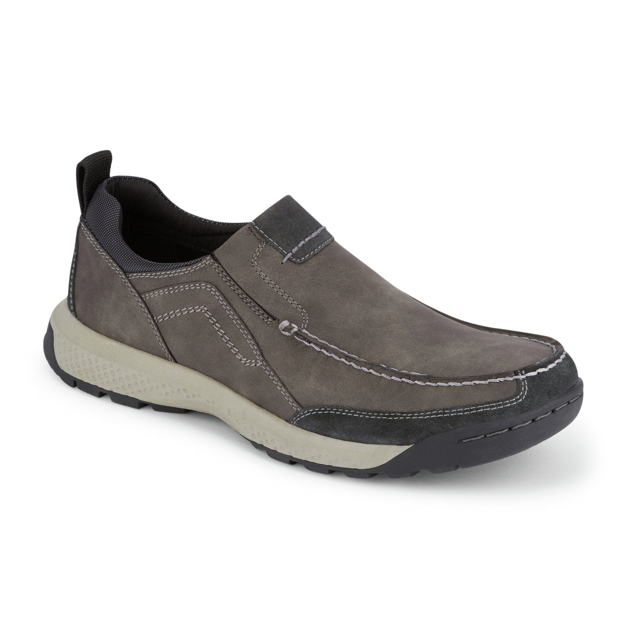 brown casual slip on shoes