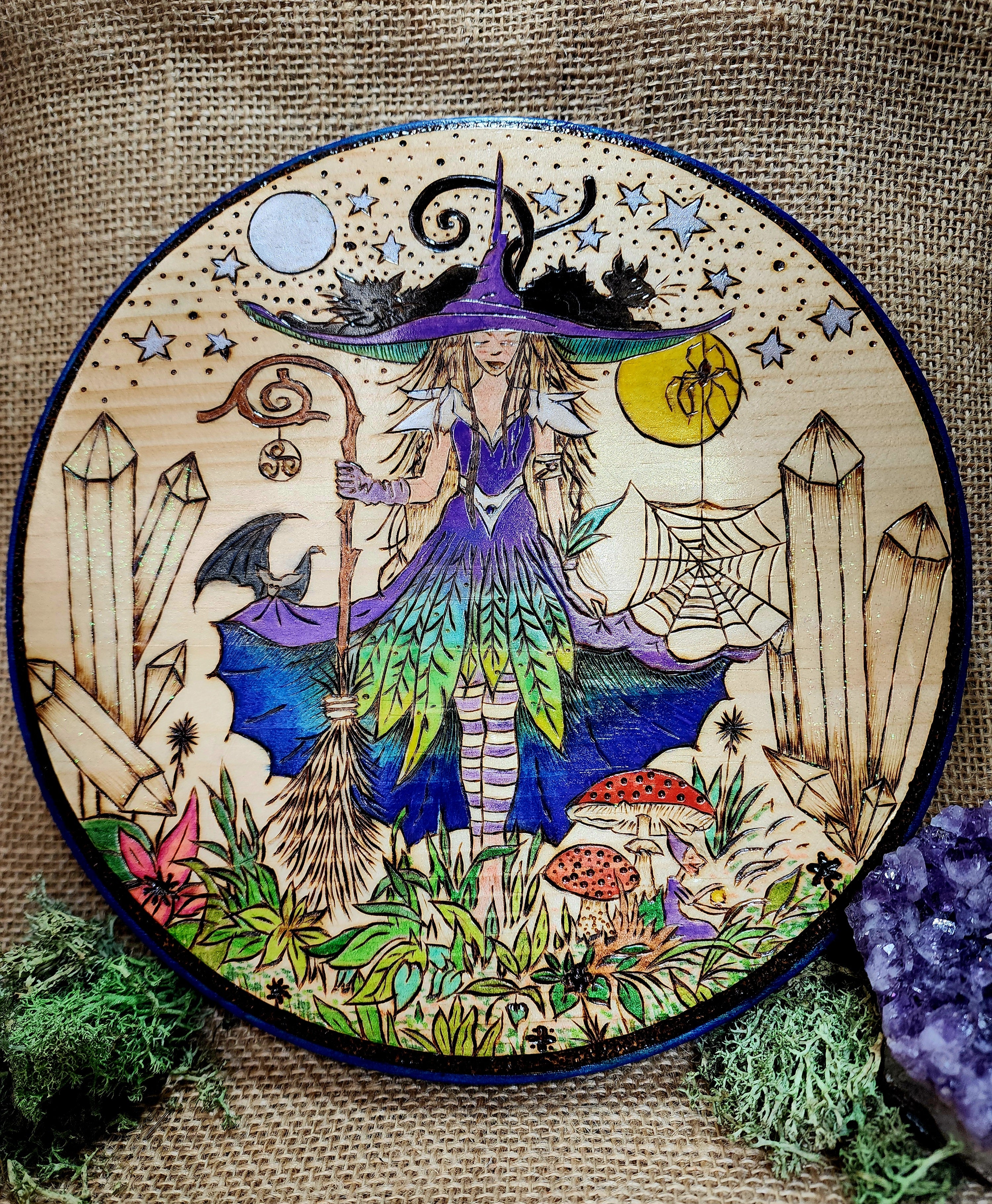 Faery Witch wall decor