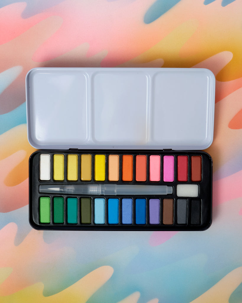 Snazaroo Face Painting Palette Kits - Rainbow (8 Colors) 