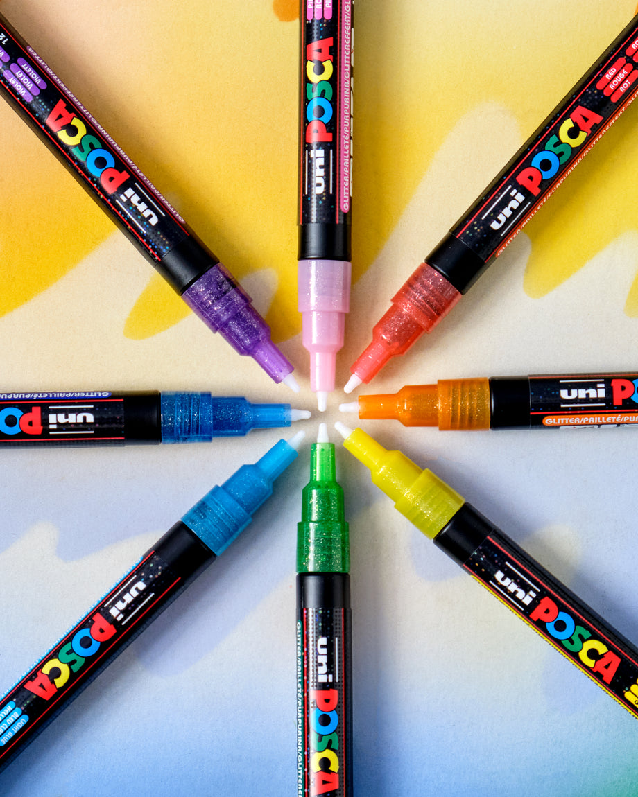 Posca PCF-350 Brush White Paint Marker