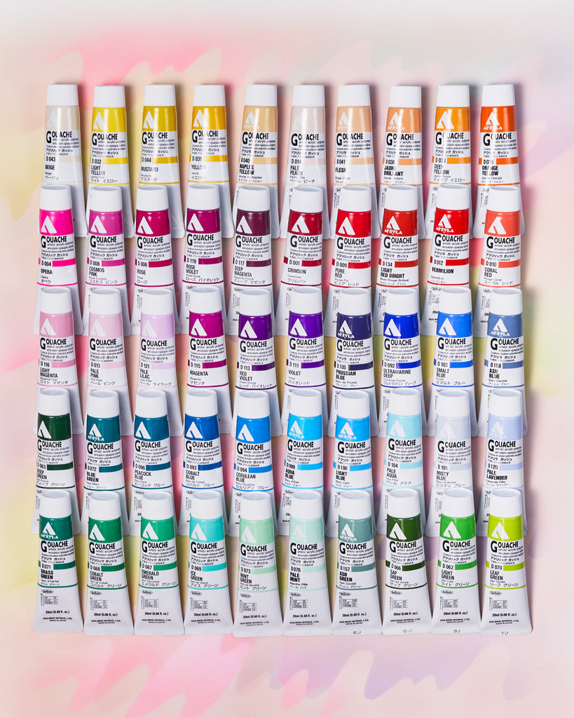 20 ml Holbein Acryla Gouache - Metallic and Luminous – Crush