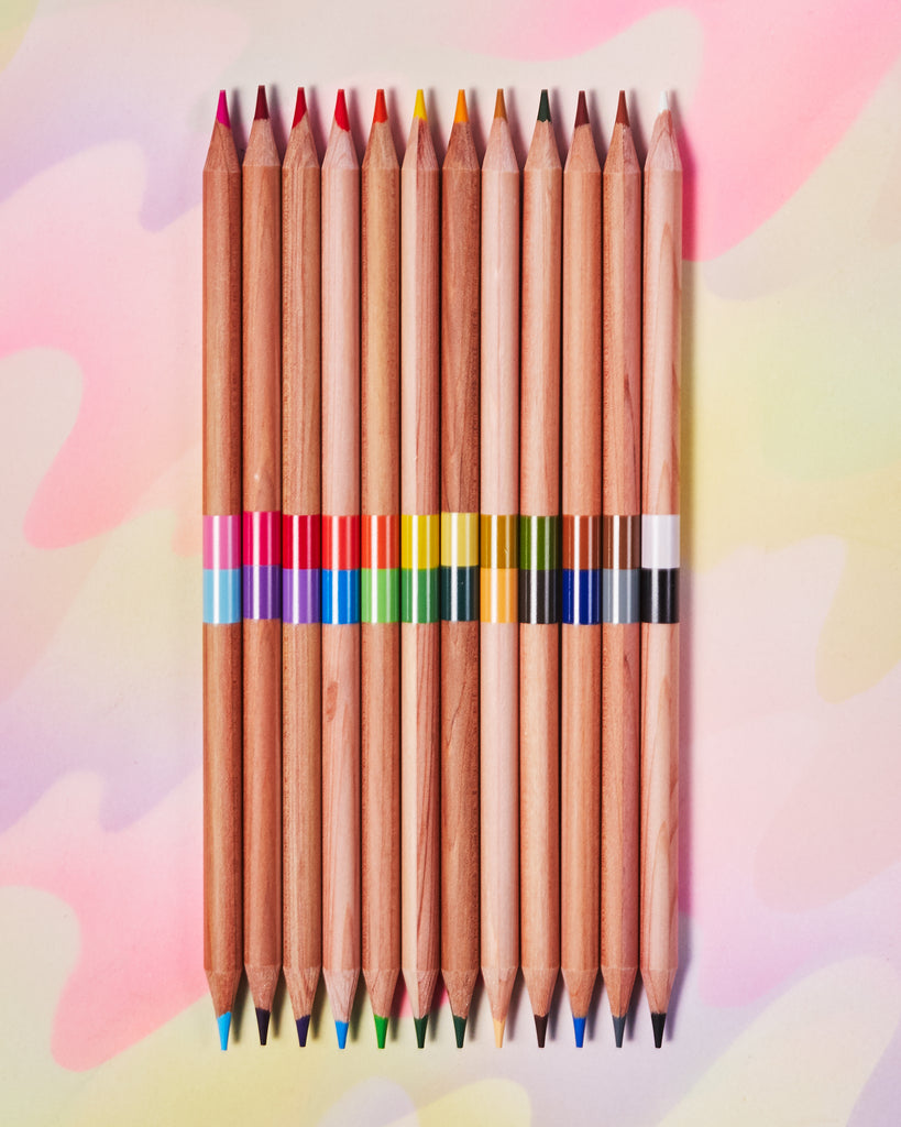 Ooly Unmistakeables Colored Pencil Set of 12 – Crush