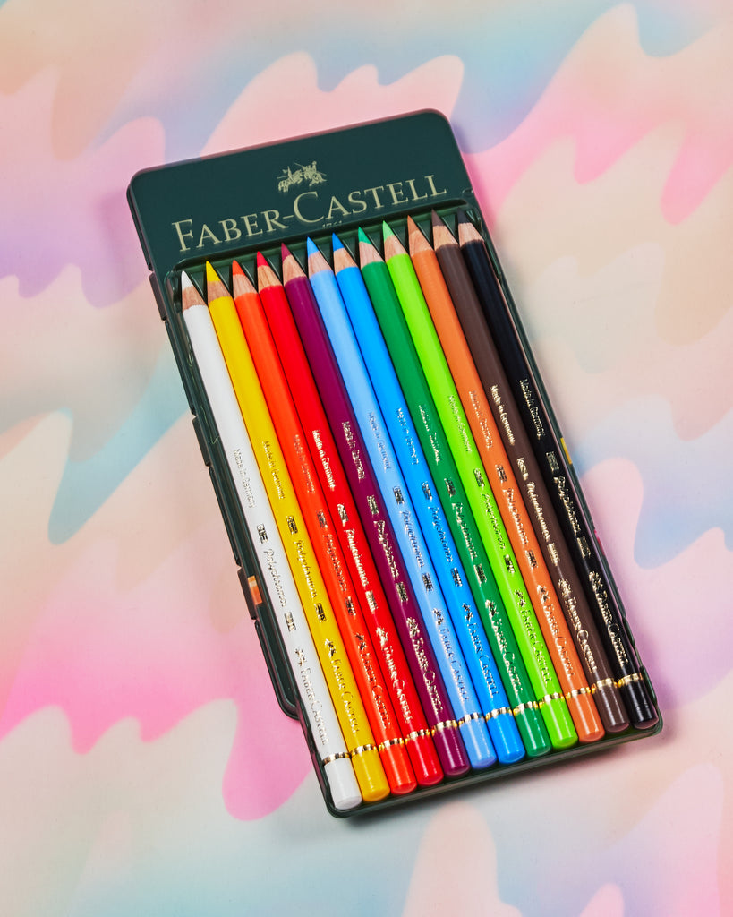 Tombow Iron Box Colored Pencils 12 Sets BCA-151 Mini Colored Pencils With  German Blade Pencil Sharpener