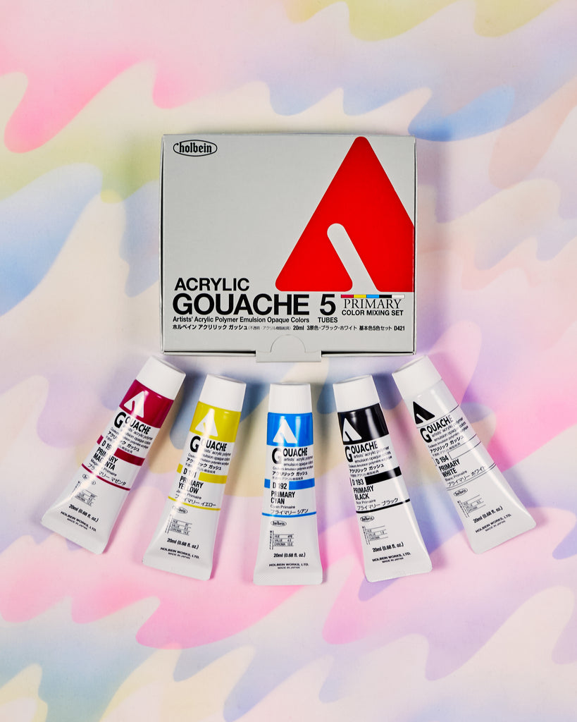 Touch Palette Acryla Gouache Set of 5 - Pastel – Crush