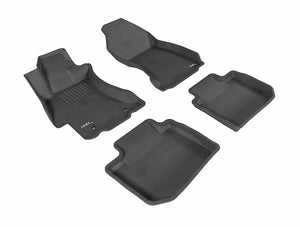 3D MAXpider Kagu Front And Rear All Weather Floor Liners Black Subaru 2015-2021 WRX / 2015-2021 STI | L1SB02001509 - JNA Performance