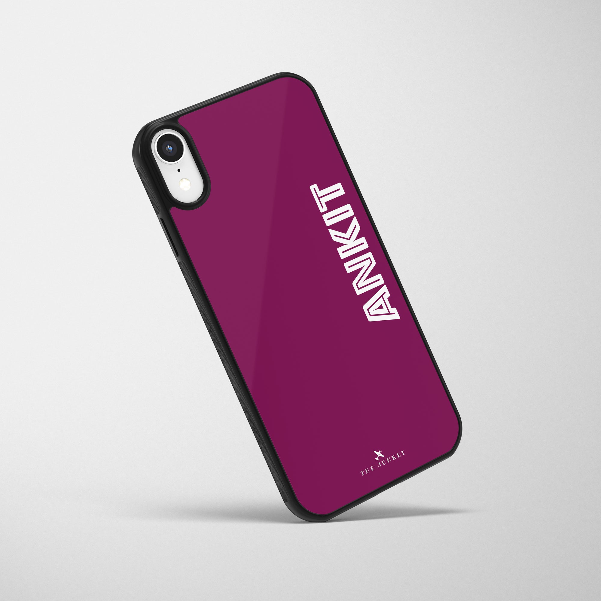Personalized Glass Mobile Cover - Bold – The Junket