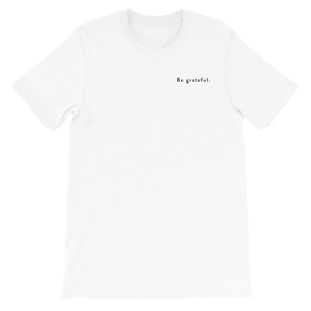 Download Be Grateful Embroidered T Shirt Think And Ink Co