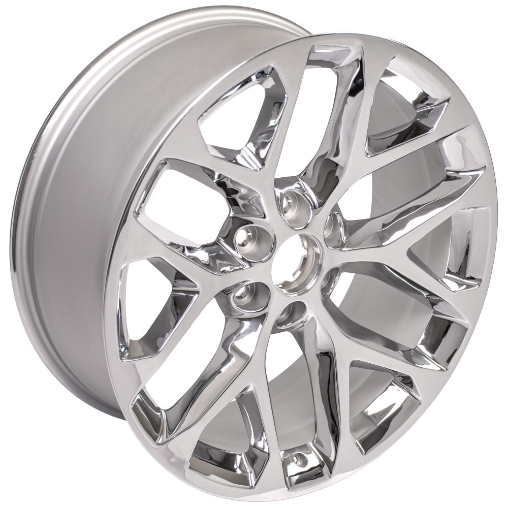 Fits Gmc Sierra Snowflake Style Replica Wheel Chrome x9 Suncoast Wheels High Quality Inch Rims