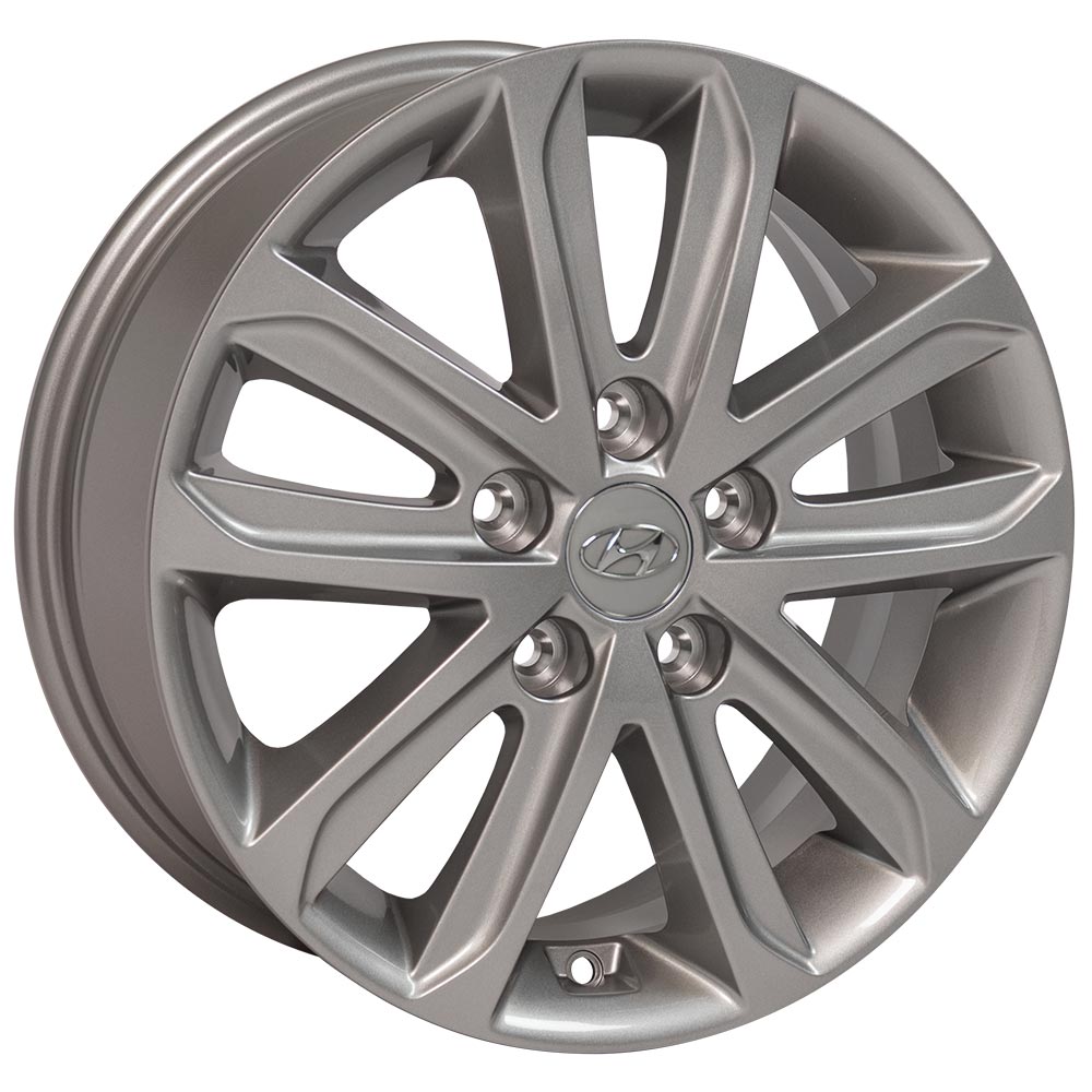 16 Hyundai Elantra OEM Wheel Silver 16x6.5 Suncoast Wheels High