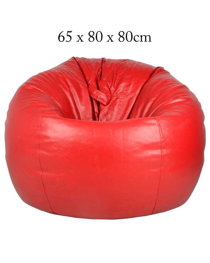 Puffy Suede Leather Bean Bag Home Decor Chair Home Decor Beanbag