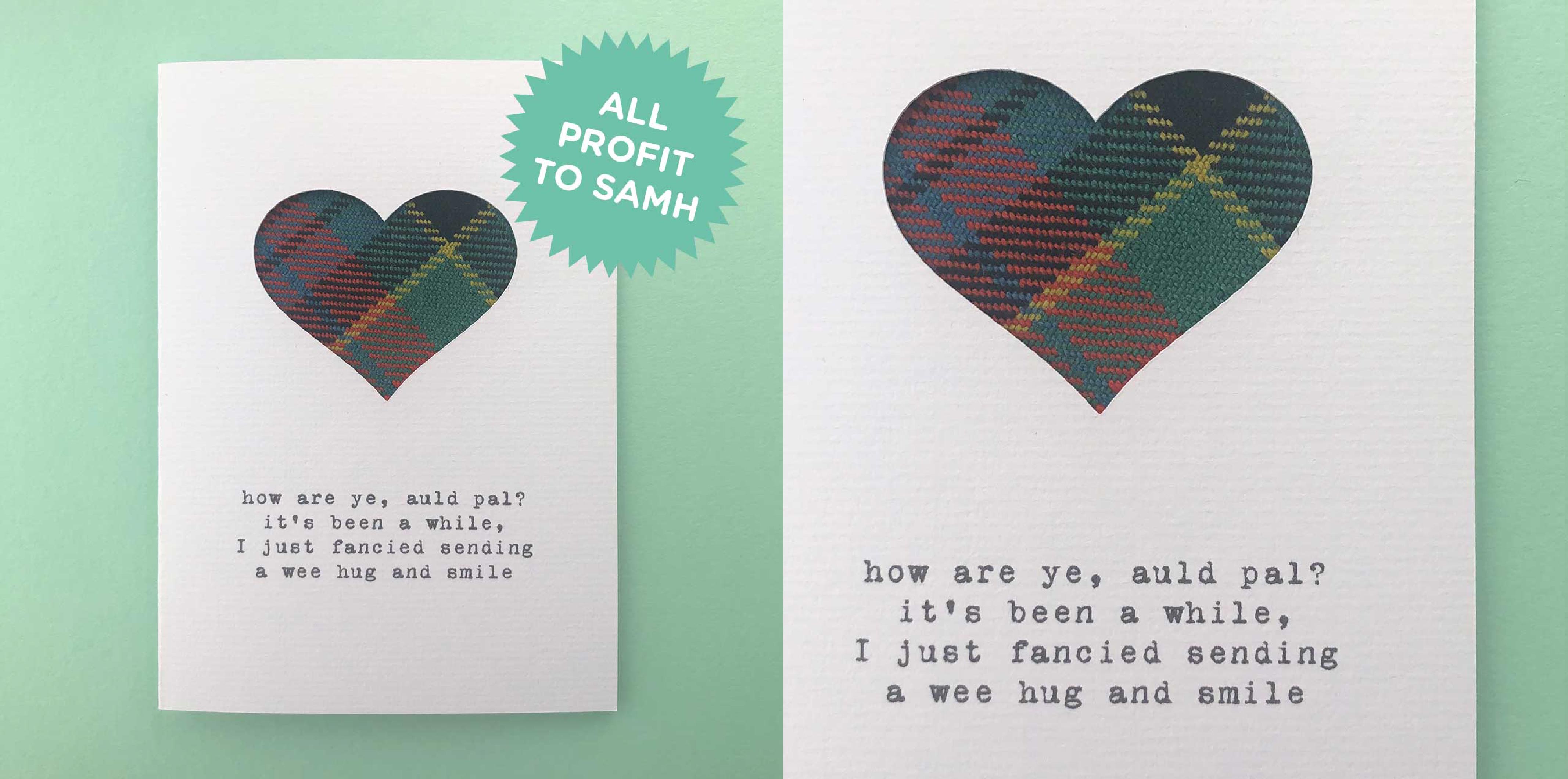 tarten heart card design by Hiya Pal