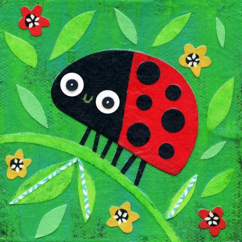 Kate Endle Ladybug On a Branch