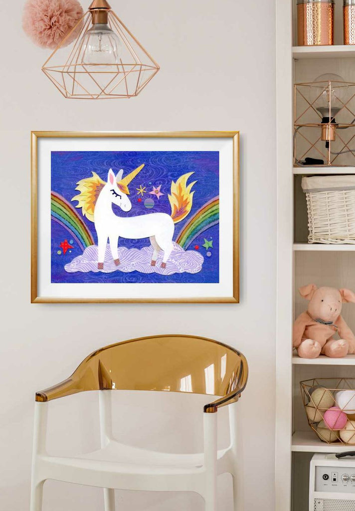 Unicorn Rainbow Print – Kate Endle