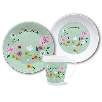 personalised baby dinner set