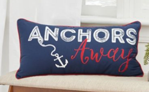 Anchors Away Rectangular Pillow