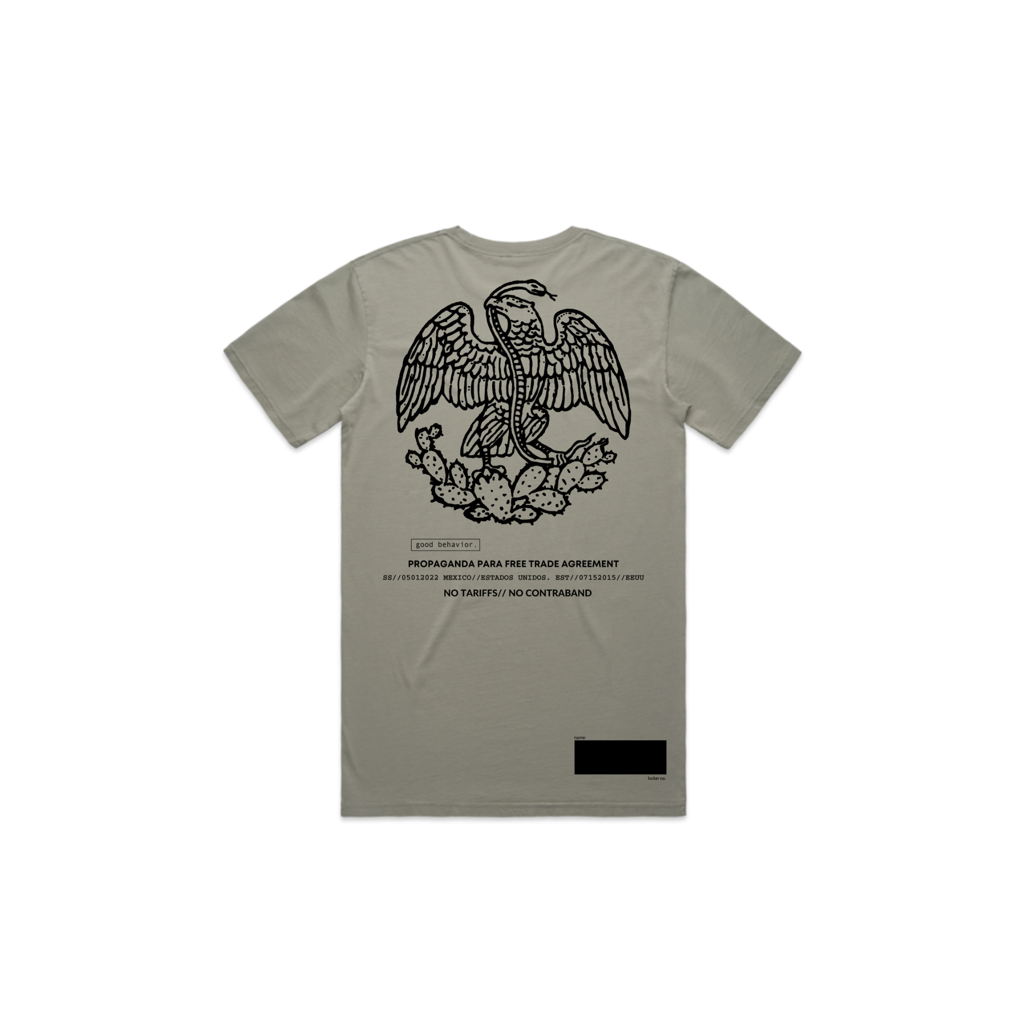 TENDERLOIN - SUBCULTURE サブカルチャー EAGLE SKULL HEAD Tシャツの+