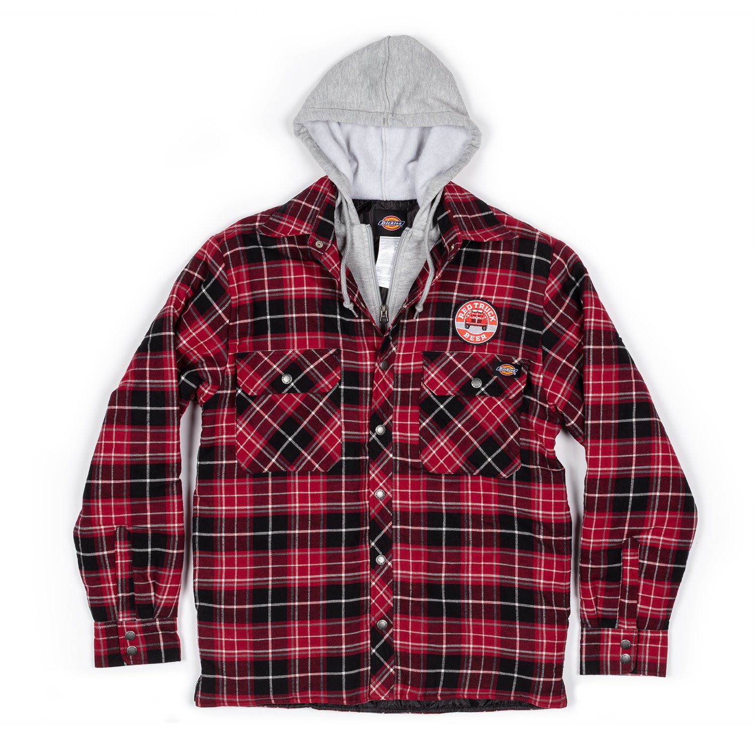 DICKIES HOODED PLAID JACKET – Red Truck Brewery Shop | Home Delivery & Keg  Pickup