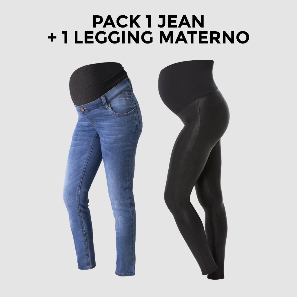 Pack Jean de Embarazo Olivia Claro + Leggings Premium Ohm – Ohmamá Ropa de  Maternidad