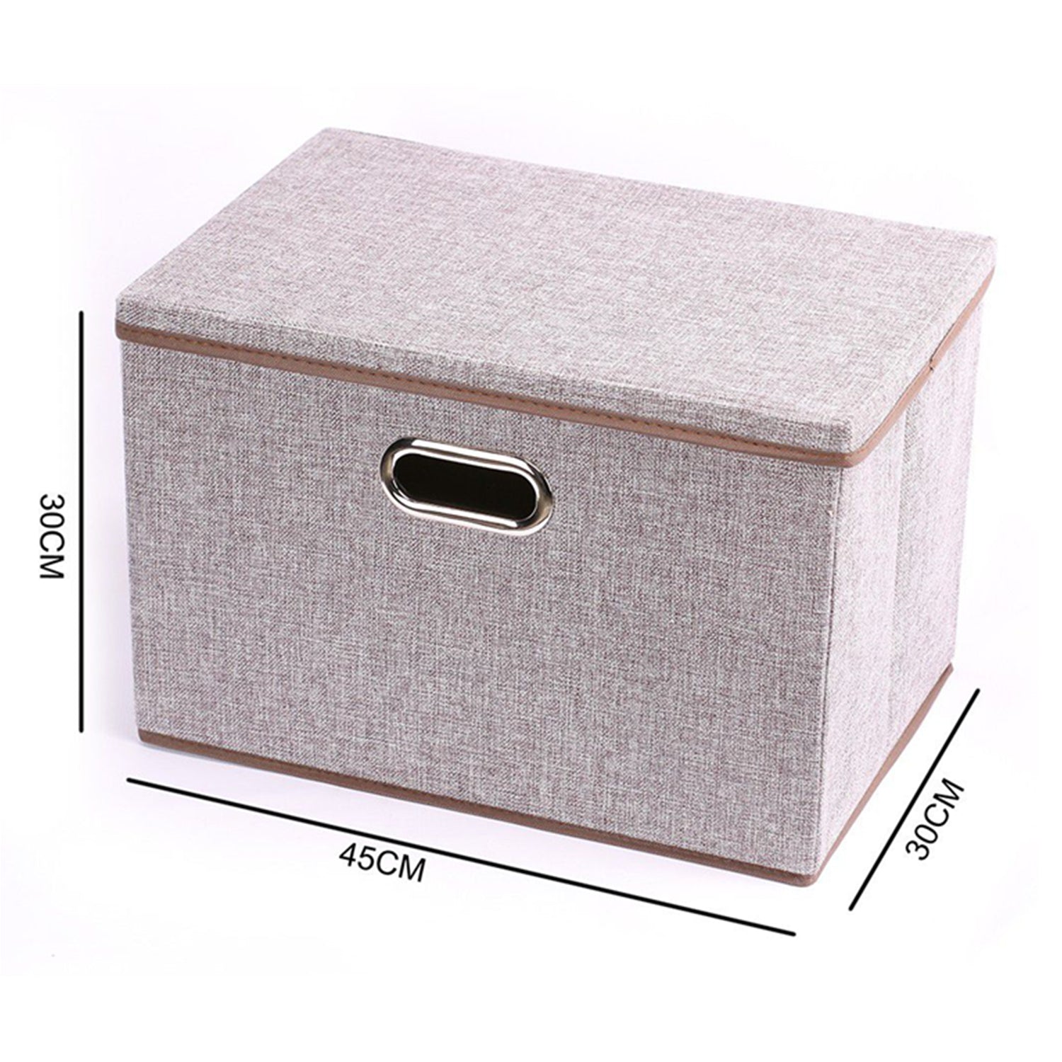 2 Pack Folding Canvas Storage Box – HEARTDECO