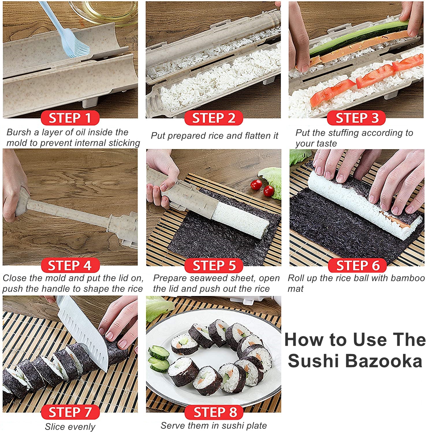 9 in 1 Home DIY Sushi Tool Kit