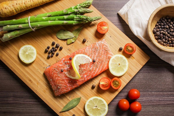Salmon and other ingredients