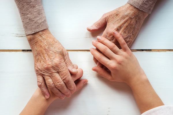 Wrinkly hands and smooth hands