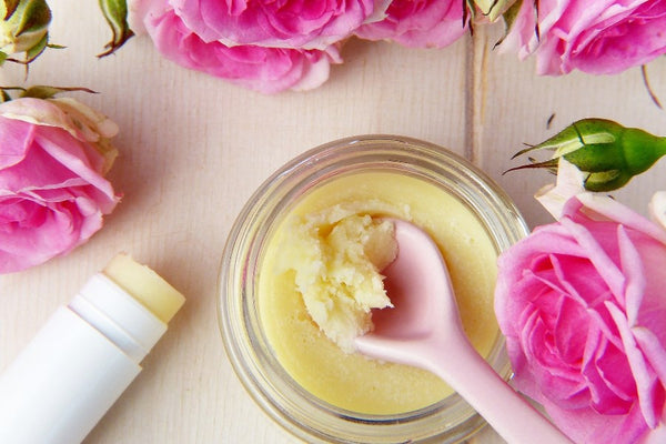 Organic body butter and lip balm