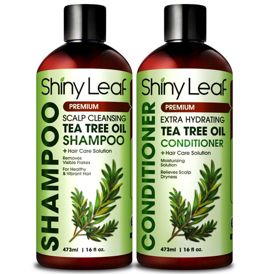 Shiny Leaf Tea Tree Oil Shampoo and Conditioner