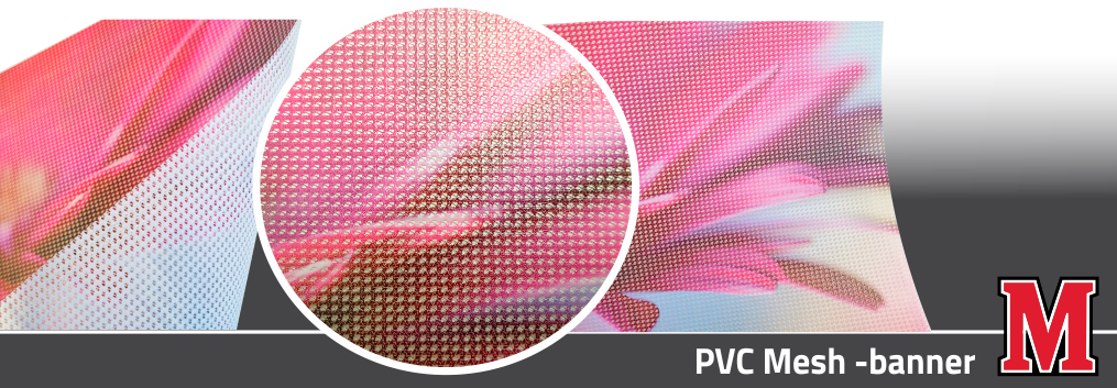 PVC mesh -bannermateriaali Mainostalo Mainospuu Oy