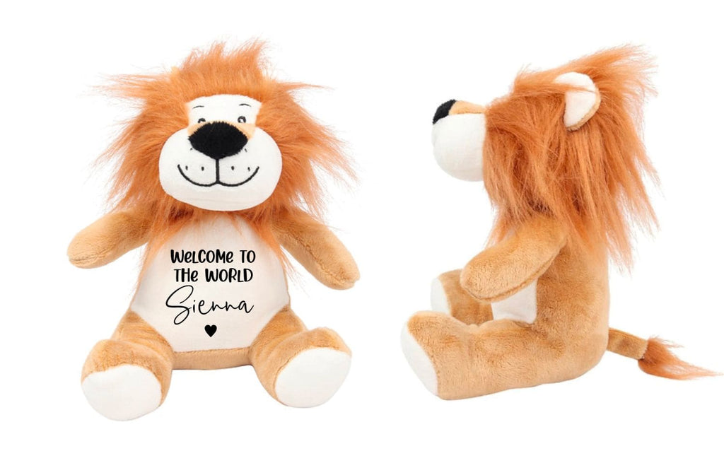 Personalised Lion Plush - Newborn Gift Idea