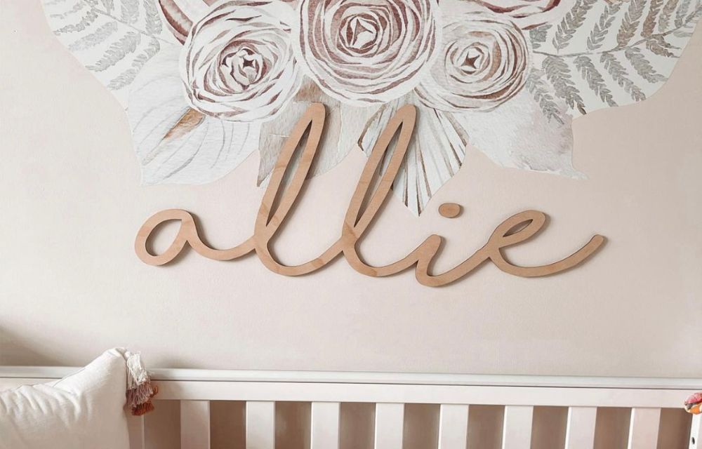 Personalised Wooden Name Sign