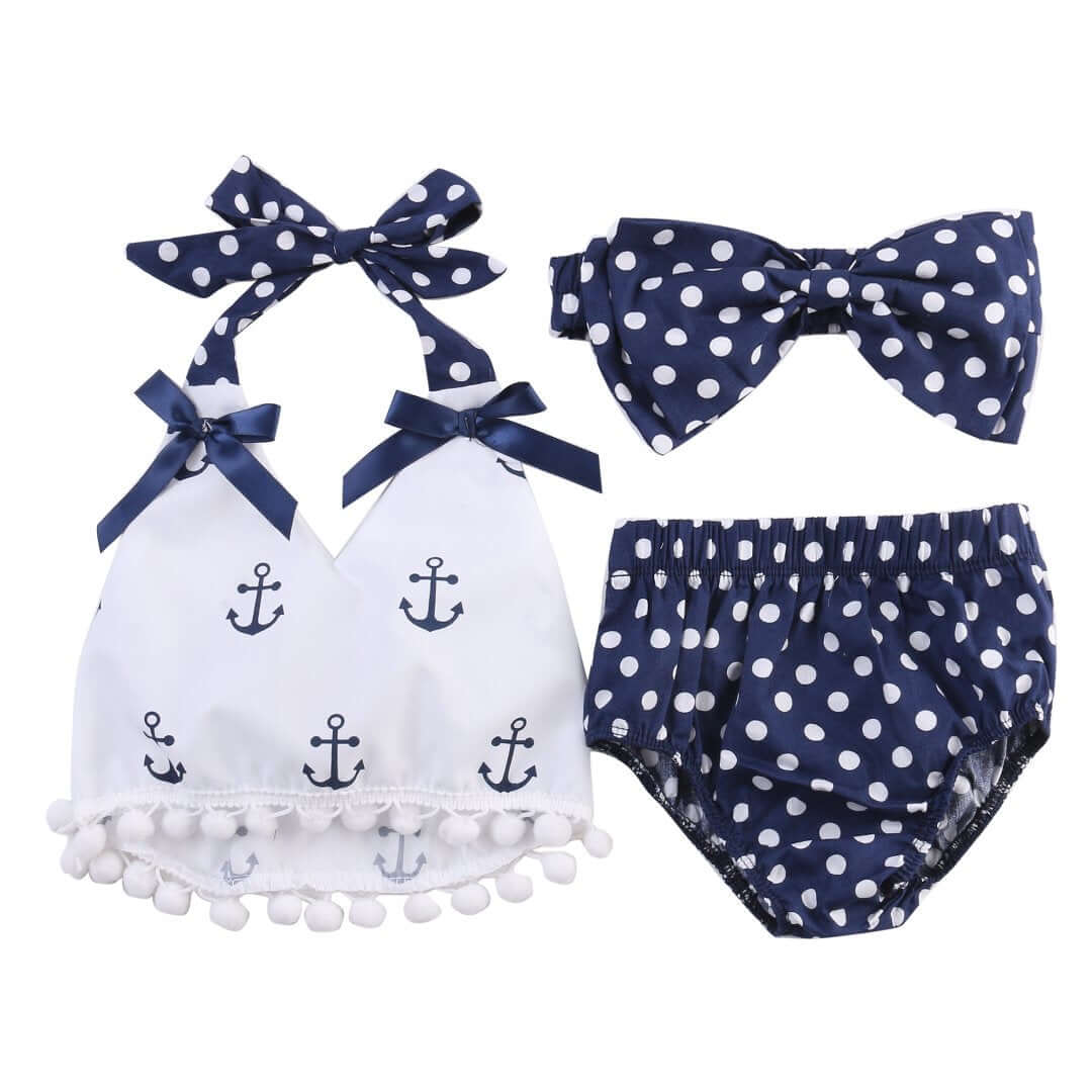 Little Sailor Girl Baby Outfit