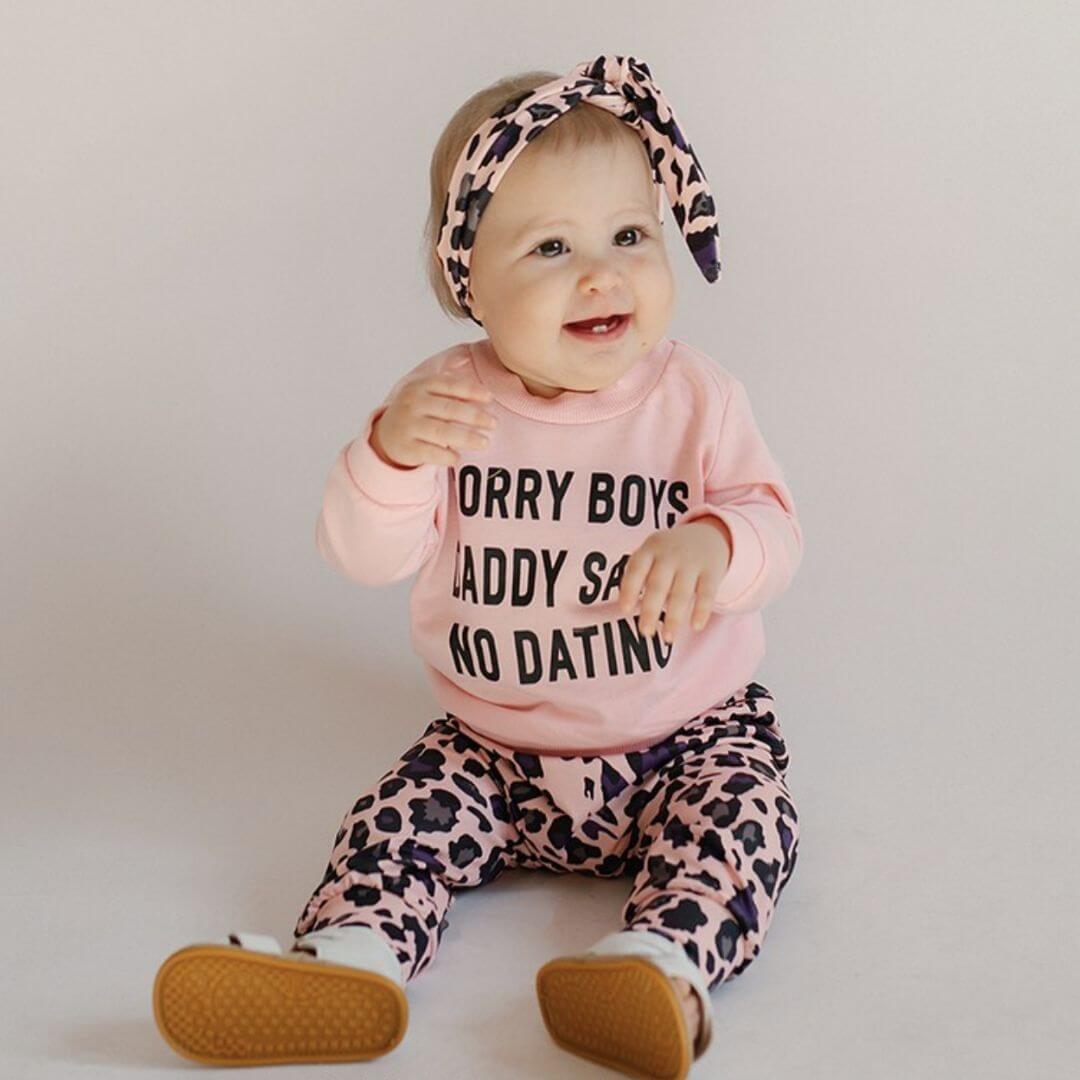 Sorry Boys Daddy Says No Dating | Baby Girl Set