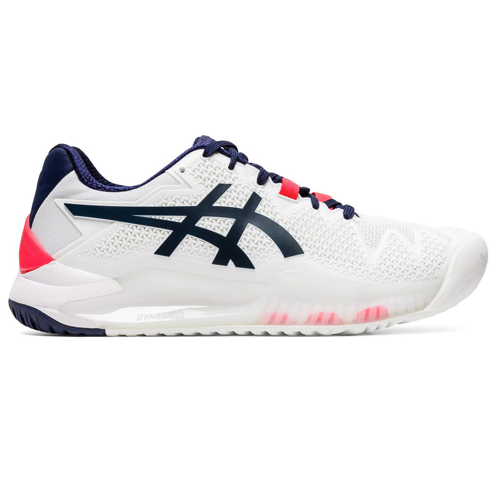 asics white tennis shoes