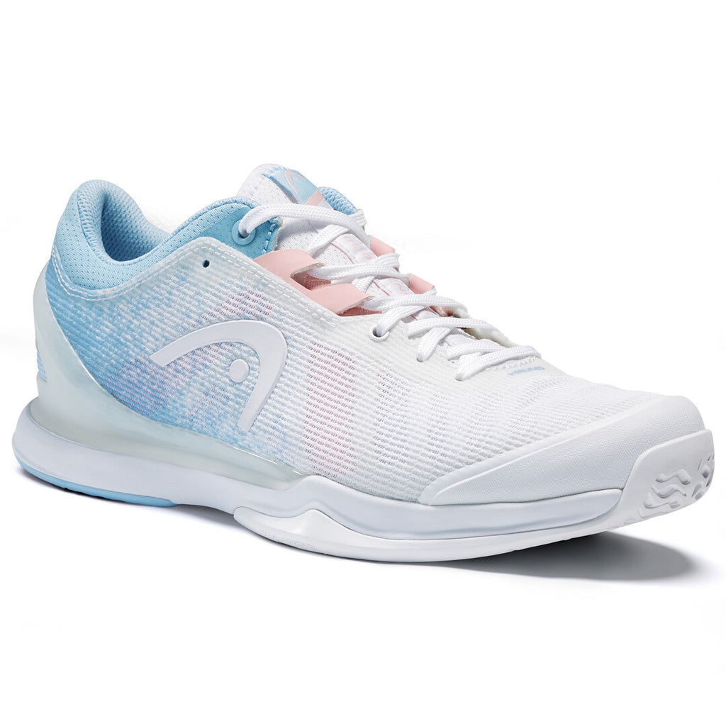 Head Sprint Pro  Women's Tennis Shoe (White/Light Blue) 