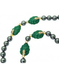 cartier jade bead necklace